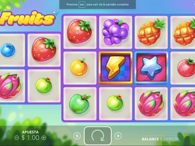 frutas